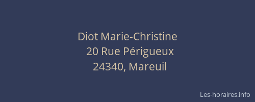 Diot Marie-Christine