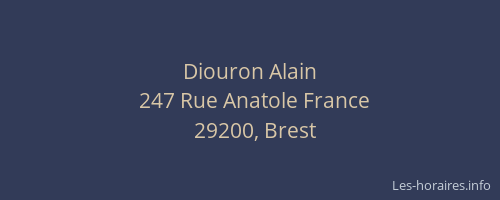 Diouron Alain