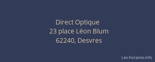 Direct Optique