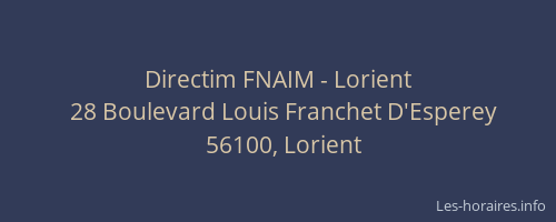 Directim FNAIM - Lorient