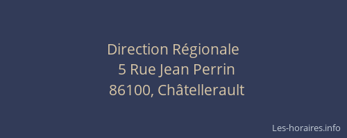Direction Régionale