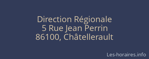 Direction Régionale