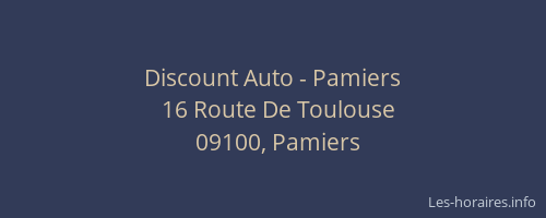 Discount Auto - Pamiers