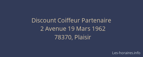Discount Coiffeur Partenaire