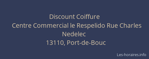 Discount Coiffure