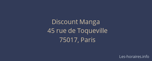 Discount Manga