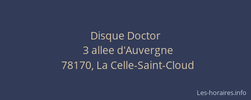 Disque Doctor