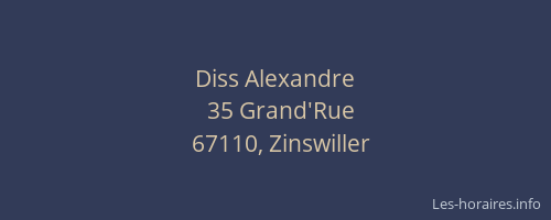Diss Alexandre