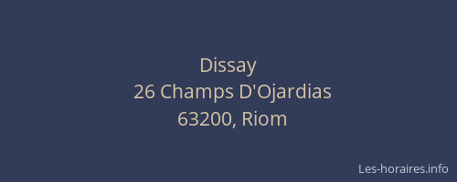 Dissay