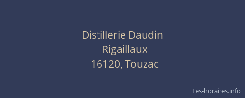Distillerie Daudin