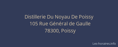 Distillerie Du Noyau De Poissy