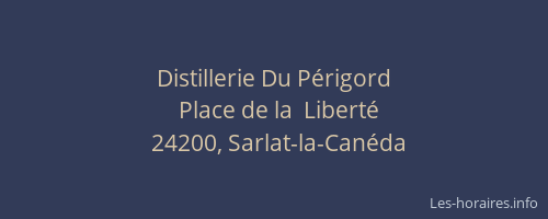 Distillerie Du P&eacute;rigord