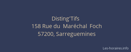Disting'Tifs