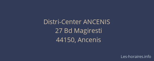 Distri-Center ANCENIS