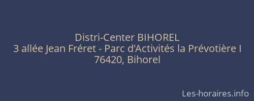 Distri-Center BIHOREL