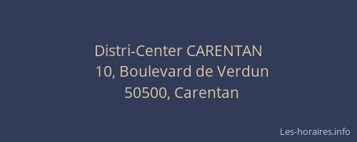 Distri-Center CARENTAN