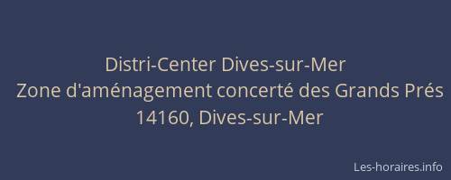 Distri-Center Dives-sur-Mer