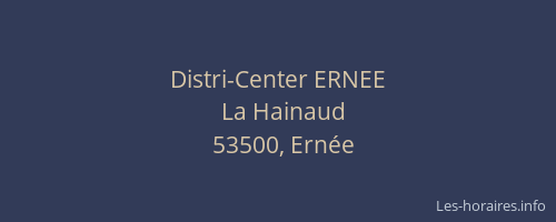 Distri-Center ERNEE