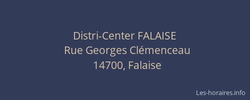 Distri-Center FALAISE