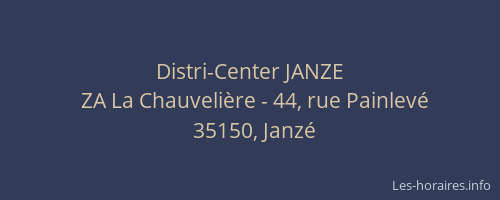 Distri-Center JANZE