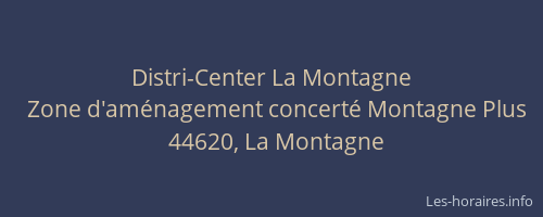 Distri-Center La Montagne