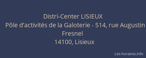 Distri-Center LISIEUX