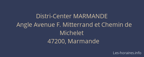 Distri-Center MARMANDE