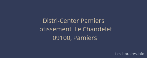 Distri-Center Pamiers
