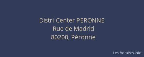 Distri-Center PERONNE
