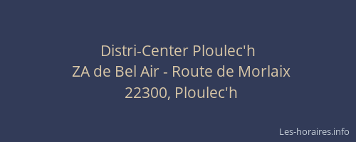 Distri-Center Ploulec'h