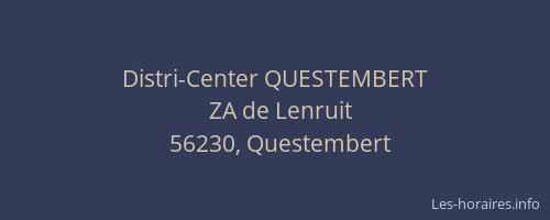 Distri-Center QUESTEMBERT