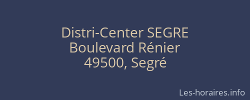 Distri-Center SEGRE
