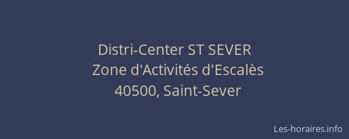 Distri-Center ST SEVER