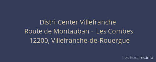 Distri-Center Villefranche