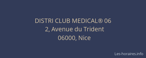 DISTRI CLUB MEDICAL® 06