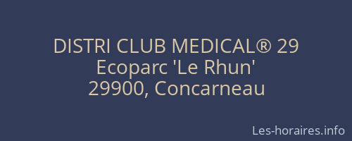 DISTRI CLUB MEDICAL® 29