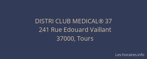 DISTRI CLUB MEDICAL® 37