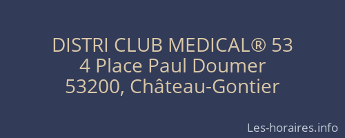 DISTRI CLUB MEDICAL® 53