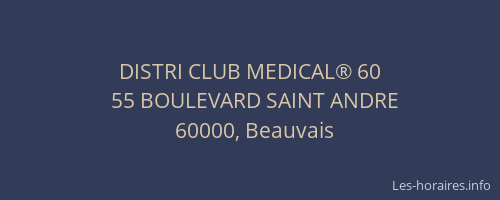DISTRI CLUB MEDICAL® 60