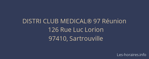 DISTRI CLUB MEDICAL® 97 Réunion