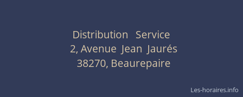 Distribution   Service
