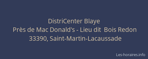 DistriCenter Blaye