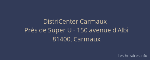 DistriCenter Carmaux