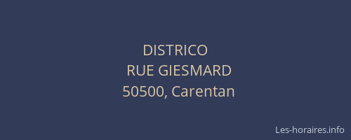 DISTRICO