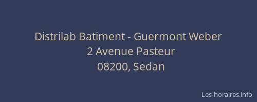Distrilab Batiment - Guermont Weber