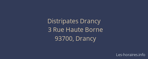 Distripates Drancy