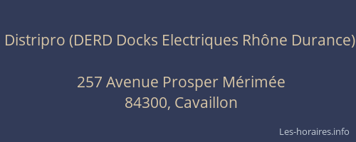 Distripro (DERD Docks Electriques Rhône Durance)