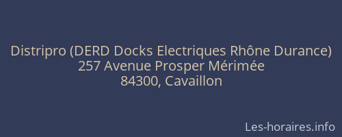 Distripro (DERD Docks Electriques Rhône Durance)