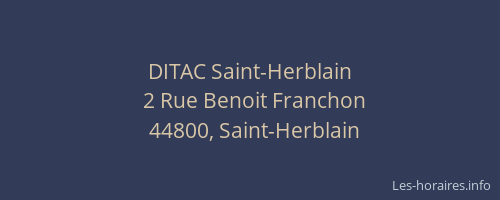 DITAC Saint-Herblain