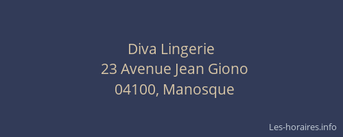 Diva Lingerie